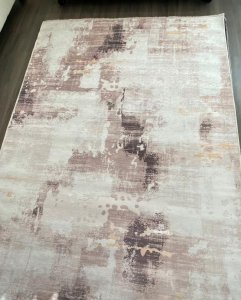 Brown & White Rug