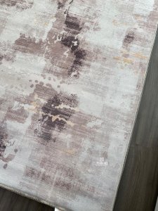 Brown & White Rug