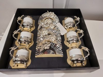 Coffee set for six silver 