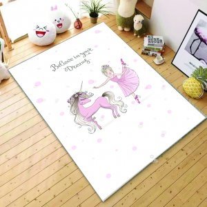 Children's bedroom set 7 pcs modern style "Princess & Unicorn"