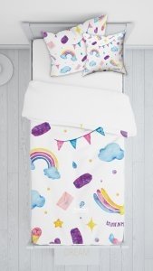 Children's bedroom set 7 pcs modern style "Believe in Magic"