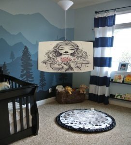 Children's bedroom set 7 pcs modern style "Girl"