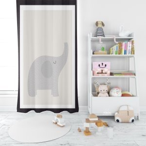 Children's bedroom set 7 pcs modern style "Elephant"