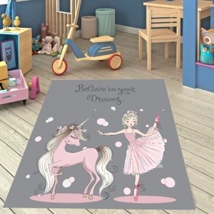 Children's bedroom set 7 pcs modern style "Believe in Your Dream"